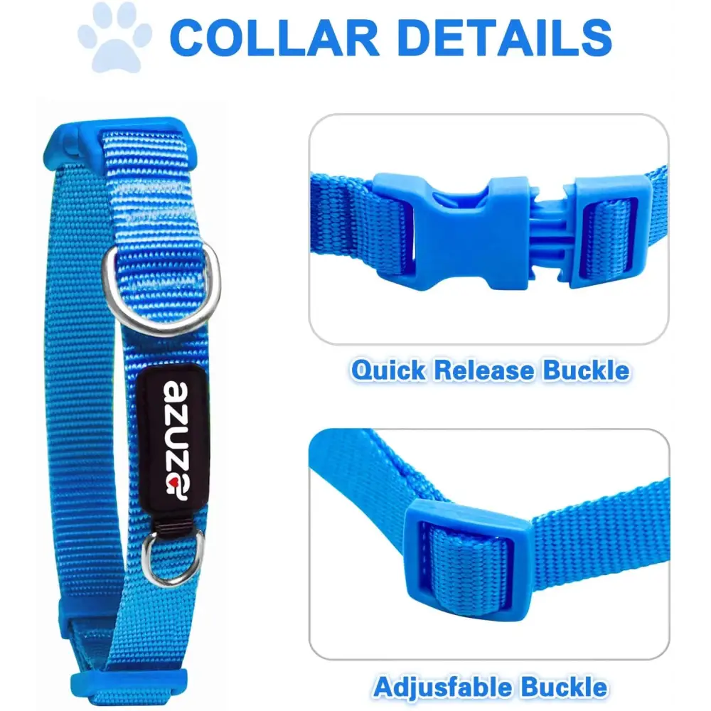 3 Pack Dog Collars Soft Comfortable Dog Collars for Small Medium and Large Dogs Pet Dog Collars