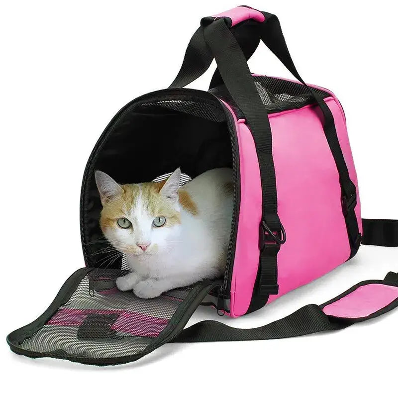 Cat Carrier Soft-Sided Pet Travel Carrier for Cats Dogs Puppy Comfort Portable Folding Pet Carrier - Pet Carrier
