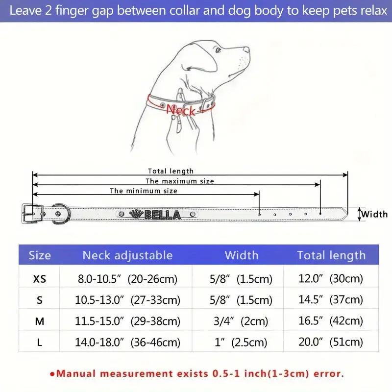 Personalized Dog Collar PU Leather Puppy Cat ID Collars With Rhinestone Heart Star Shaped Dog Accessory For Small