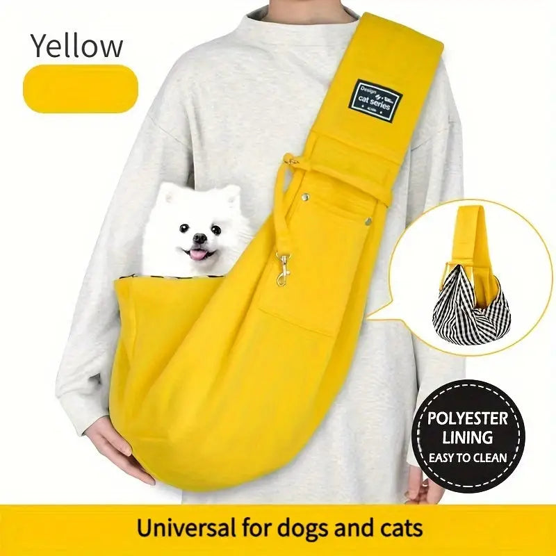 Pet Sling Carrier Soft Pet Carrier Dog And Cat Travel Bag For Outdoor Dog Carrier Cat Carrier Travel Companion
