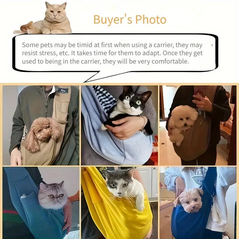 Pet Sling Carrier Soft Pet Carrier Dog And Cat Travel Bag For Outdoor Dog Carrier Cat Carrier Travel Companion