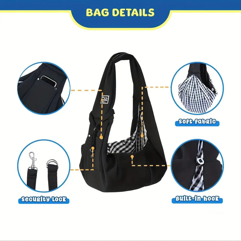 Pet Sling Carrier Soft Pet Carrier Dog And Cat Travel Bag For Outdoor Dog Carrier Cat Carrier Travel Companion