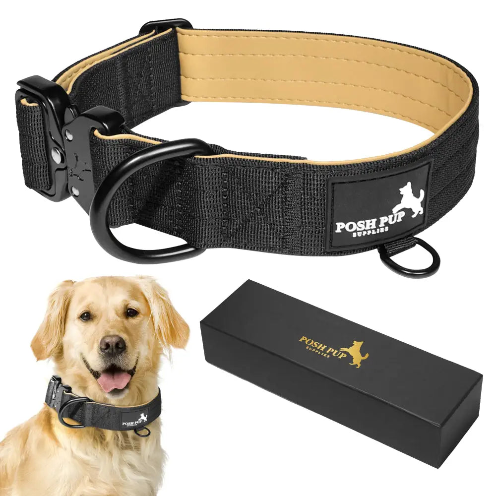 Posh Pup Supplies Dog Collar - Heavy Duty Quick Release Buckle - Dog Collar