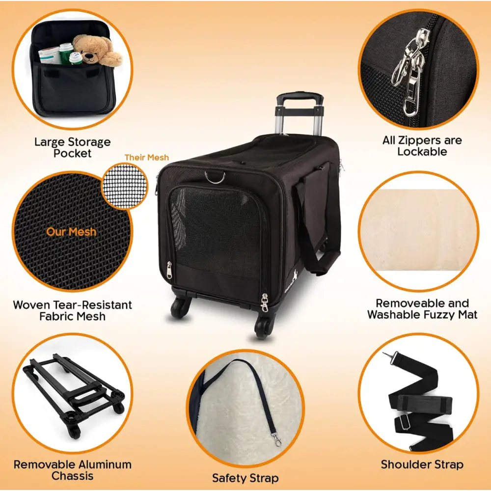 Comfortable & Travel-Friendly Pet Carriers | Stylish Durable and Lightweight – Posh Pup Supplies - PET CARRIER