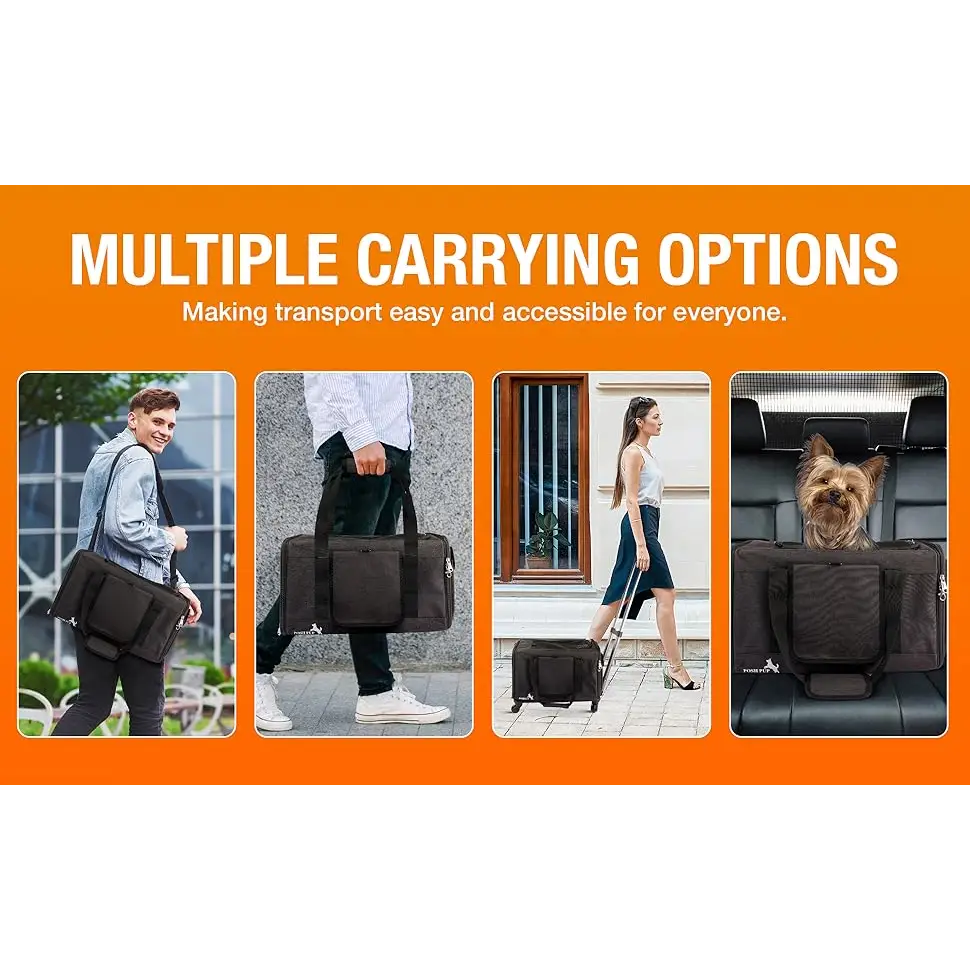 Comfortable & Travel-Friendly Pet Carriers | Stylish Durable and Lightweight – Posh Pup Supplies - PET CARRIER