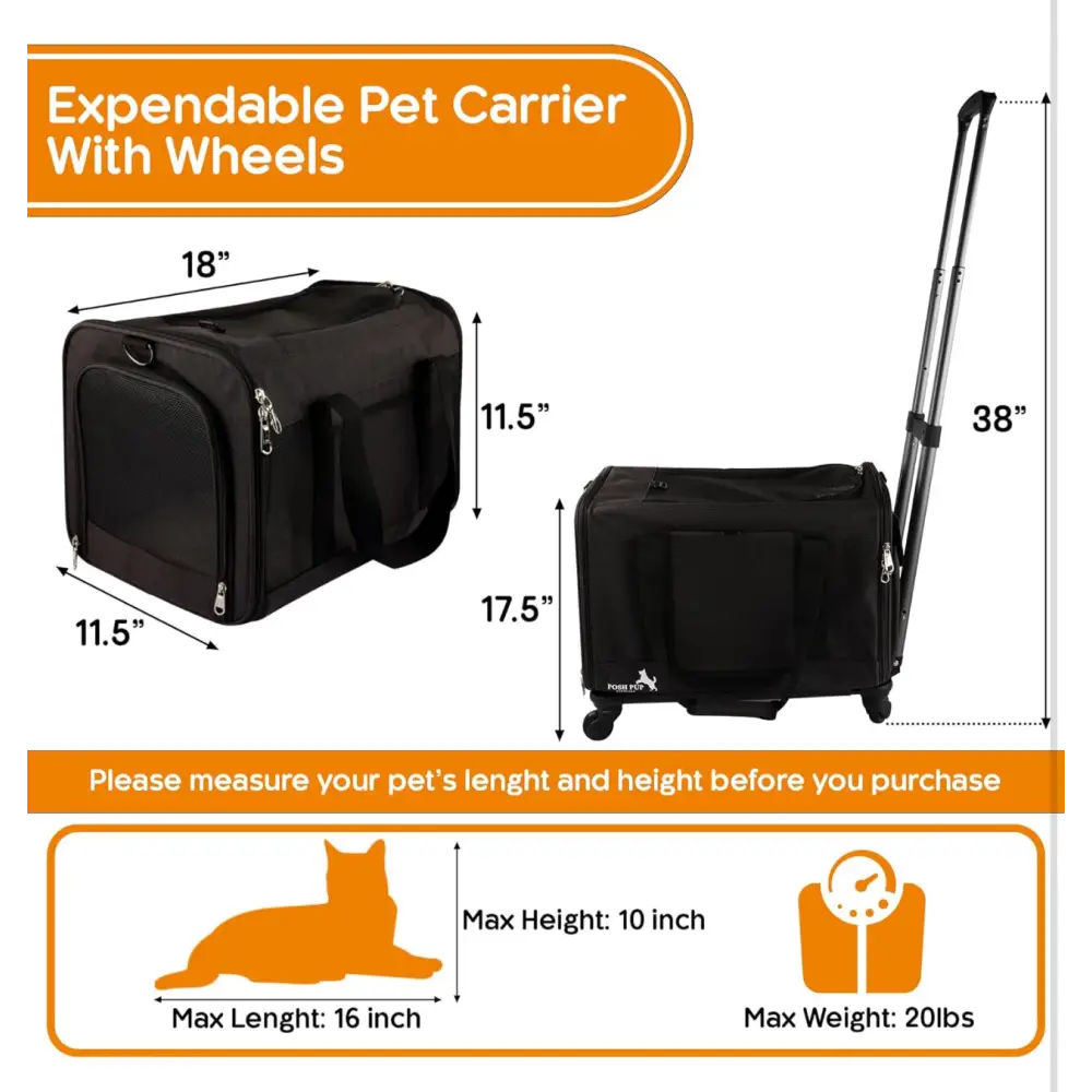 Comfortable & Travel-Friendly Pet Carriers | Stylish Durable and Lightweight – Posh Pup Supplies - PET CARRIER