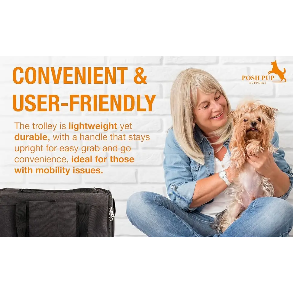 Comfortable & Travel-Friendly Pet Carriers | Stylish Durable and Lightweight – Posh Pup Supplies - PET CARRIER