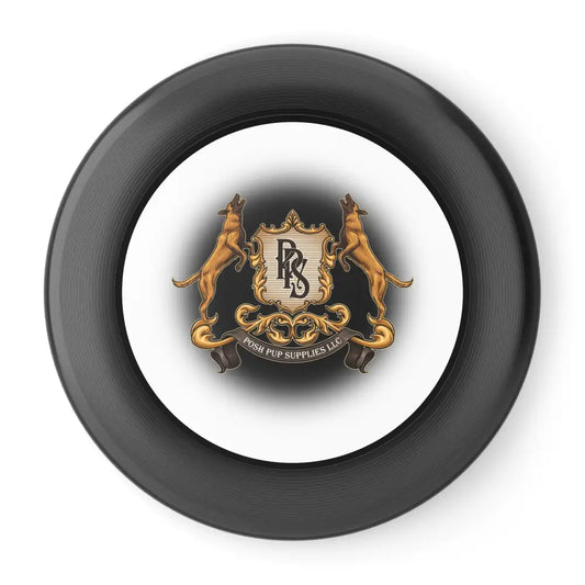 Posh Pup Supplies Dog-Friendly Frisbee Activities & Parties Family Gatherings Gifts for Dog Lovers - Black / 10.9’’